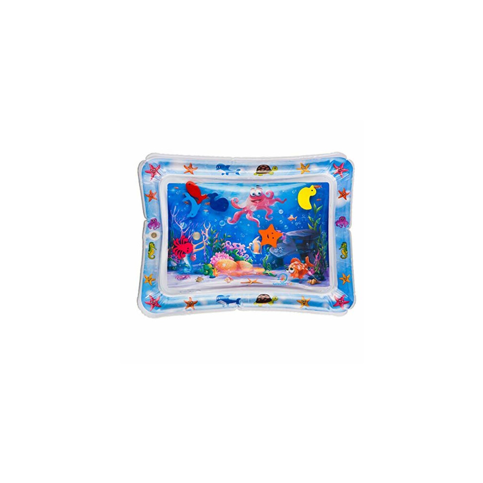 Le tapis d'eau gonflable Splashin'kids de qualit   sup  rieure pour nourrissons et tout-petits est le centre d'activit  s de jeu id  al pour s'amuser