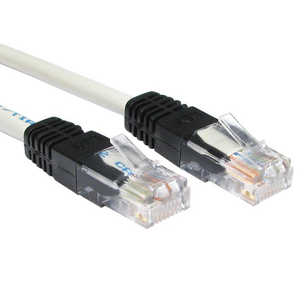 kenable Network Ethernet Cat 5E UTP Crossover Cable RJ45 Lead 0.5m