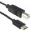 kenable kenable USB 3.1 Type C to B Type Plug Laptop MacBook to Printer Cable Black 1m 1
