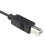 kenable kenable USB 3.1 Type C to B Type Plug Laptop MacBook to Printer Cable Black 1m 3