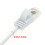 kenable kenable SLIM Cat 6 Full Copper RJ45 Ethernet Network Internet Cable  0.5m White 3