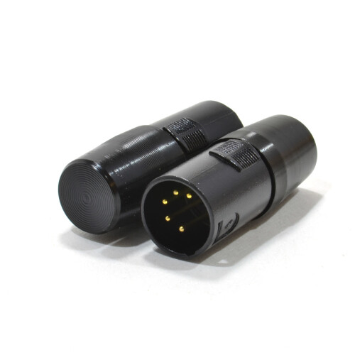 kenable PULSE DMX XLR 5 Pin Terminators Black [2 Pack]