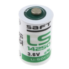 SAFT Lithium Half AA 3.6v 1.2Ah ER14250 LS14250 Battery IMAC Cell