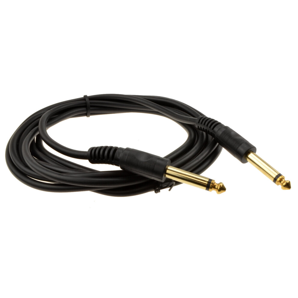 New Kenable 6.35Mm 1 4Inch Mono Jack Plug Guitar Instrument Patch Cable 3M Gold 003364