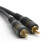 kenable Premium 75 Ohm Digital Audio COAX Gold Plated RCA Phono Cable 2m 1