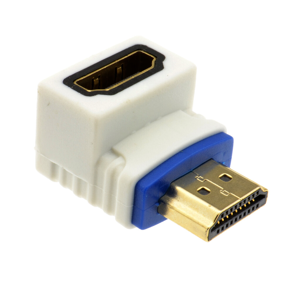 kenable PRO HDMI 2.0 Right Angle Adapter Socket to Plug High Speed 90 Degree