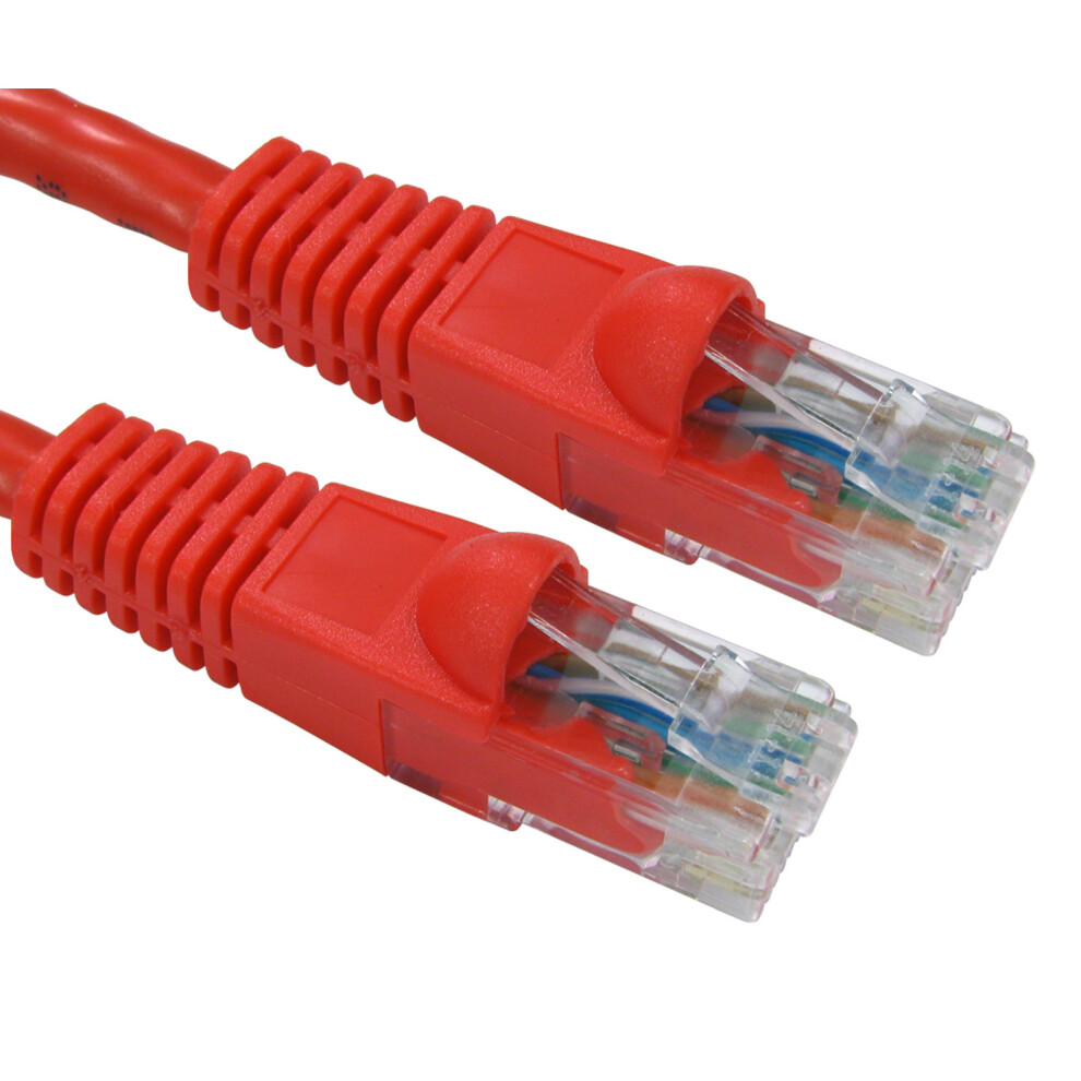 kenable CAT6 Snagless COPPER UTP Cable GigaBit Ethernet Patch Lead Red  2m