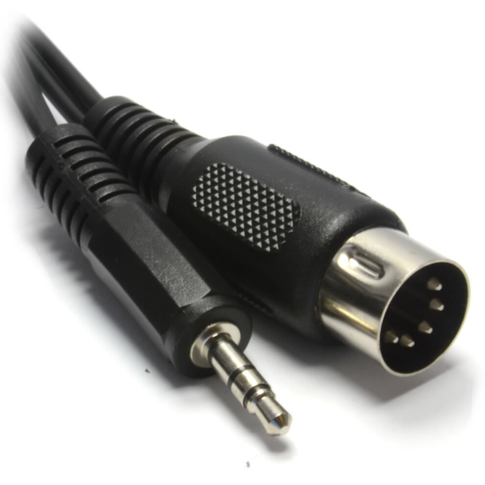 kenable 5 Pin Din Plug To 3.5mm Jack Stereo Plug Audio Cable 1.5m