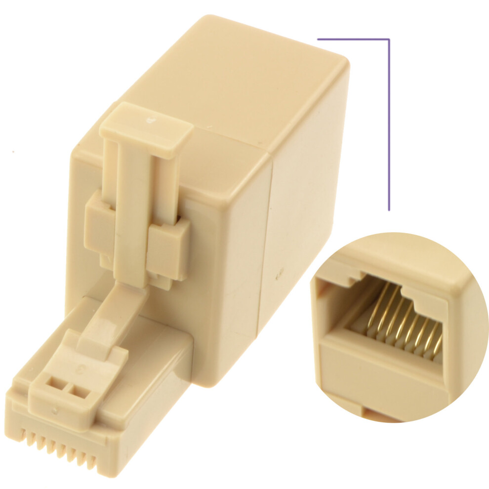 kenable RJ45 Crossover Adapter LAN Cable Converter  Crossed Wire
