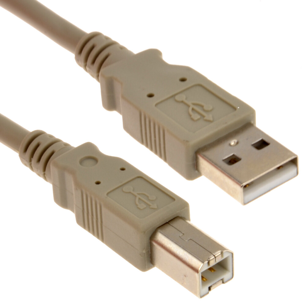 kenable USB 2.0 CERTIFIED Hi Speed HQ Shielded A to B Cable Lead 1m