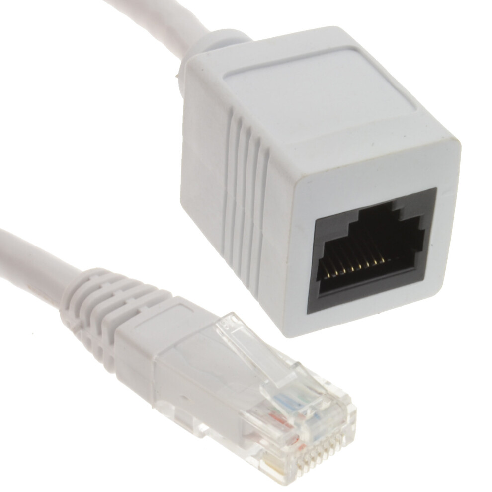 kenable Network CAT5e CCA UTP Ethernet RJ45 Extension Male Female Cable  2m