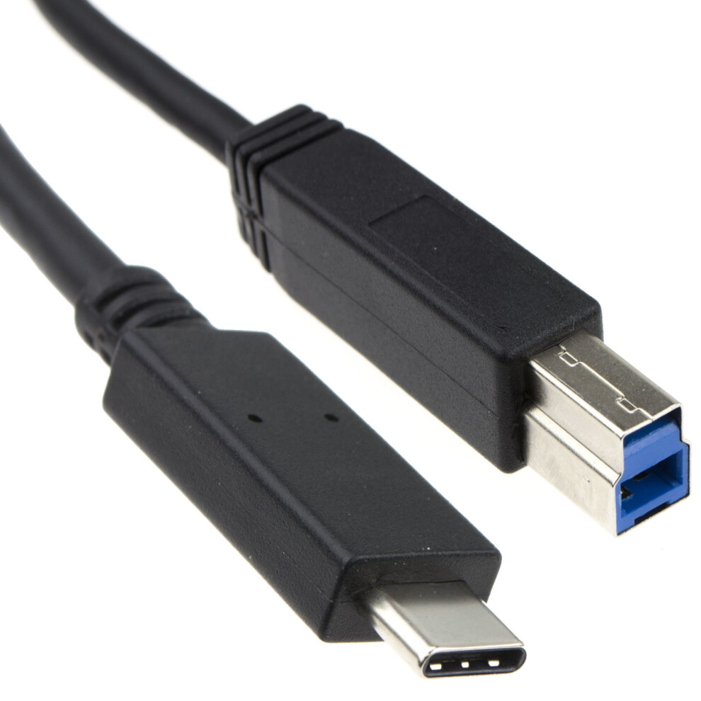 kenable USB Gen2 Type C Male Plug to USB 3 B Type Male Printer Cable Black 2m