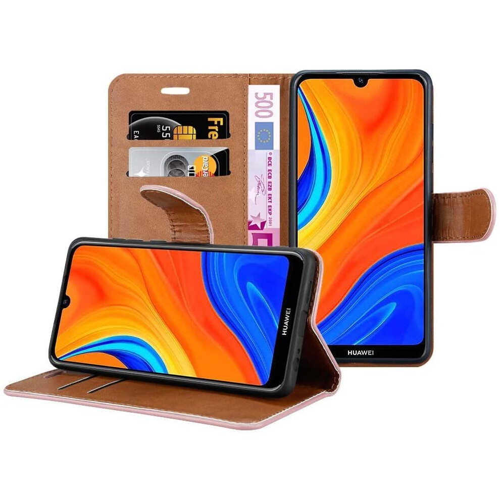 rosegold--for-huawei-y6s-phone-wallet-book-leather-case