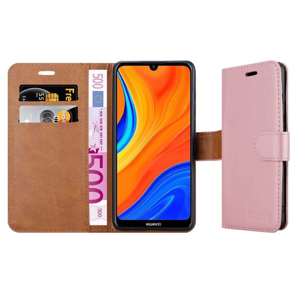 rosegold--for-huawei-y6s-phone-wallet-book-leather-case