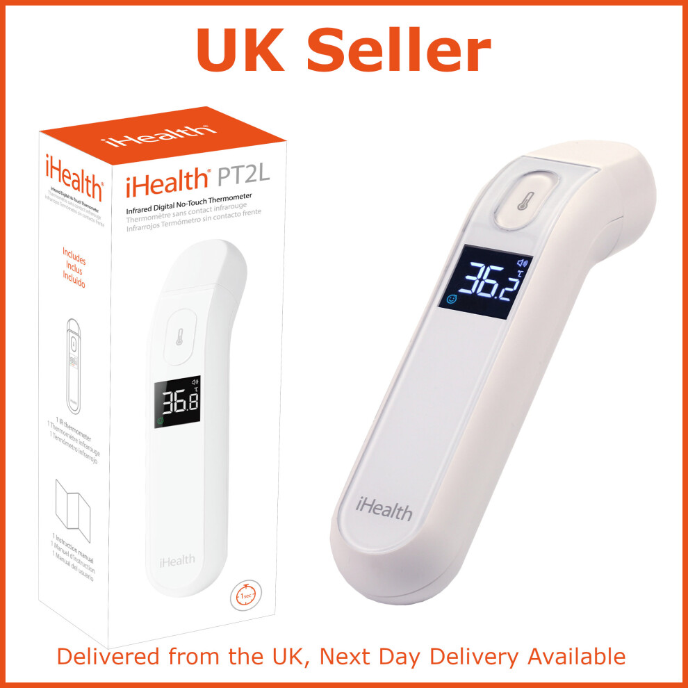 iHealth PT2L Infrared Digital Non-Touch Medical Thermometer