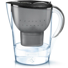 Grey BRITA Marella Water Filter Jug & 3pk BRITA Maxtra+ Water Filter Cartridges