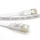 kenable kenable FLAT CAT6A S STP Shielded 500MHz Ethernet LAN Cable RJ45  5m WHITE 2