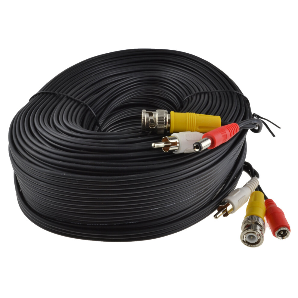 Kenable Cctv Lead Bnc Video Rca Phono Audio And 2.1Mm Dc Power Cable 40M