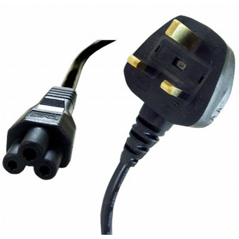 kenable Power Cord   UK Plug to C5 Clover Leaf CloverLeaf Lead 1.8m Cable