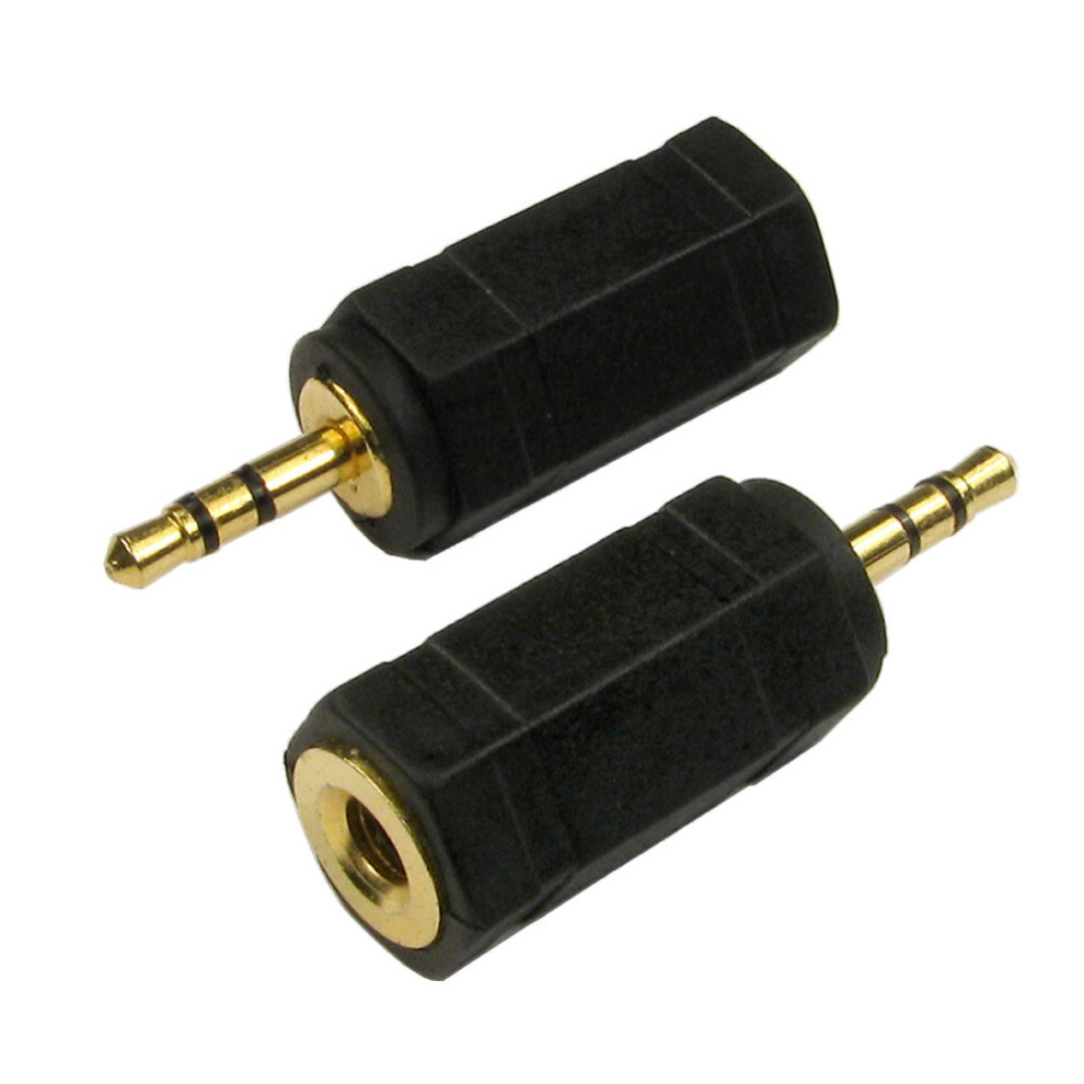 kenable 3.5mm Stereo Jack Socket to 2.5mm Stereo Jack Male Plug Adapter