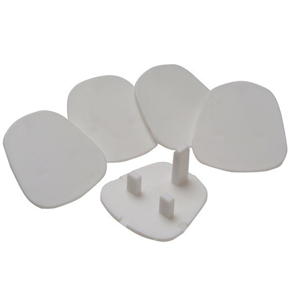Safety Plugs For Uk Mains Sockets (5 Pack) Kenable