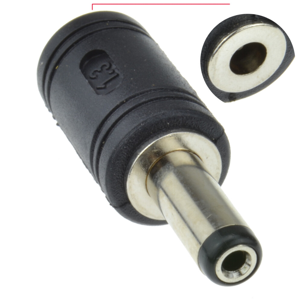 kenable DC Jack Plug Converter 3.5mm x 1.3mm In Line Socket to 5.5mm x 2.1mm