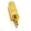 kenable kenable 6.35mm Stereo Socket to 3.5mm Stereo Male Jack METAL GOLD Adapter 3