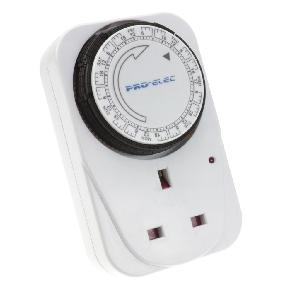 Kenable 7 Day Weekly Programme Mechanical Timer Switch For Uk Power Sockets