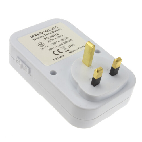 kenable kenable 7 Day Weekly Programme Mechanical Timer Switch for UK Power Sockets 2