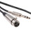 kenable Balanced XLR 3 Pin Socket to 6.35mm Male Stereo Jack Plug Cable  5m 1
