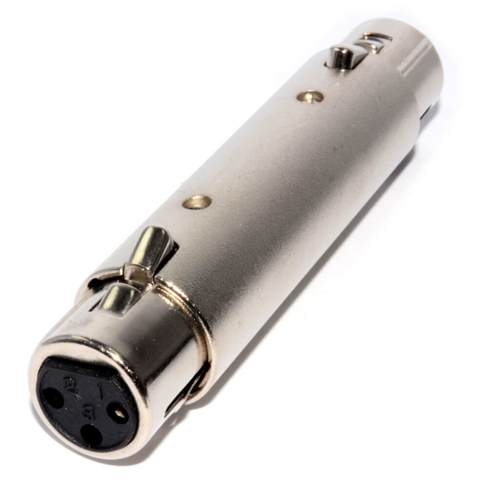 Xlr Female To Female Coupler For Joining Microphone Cables 5055383435876