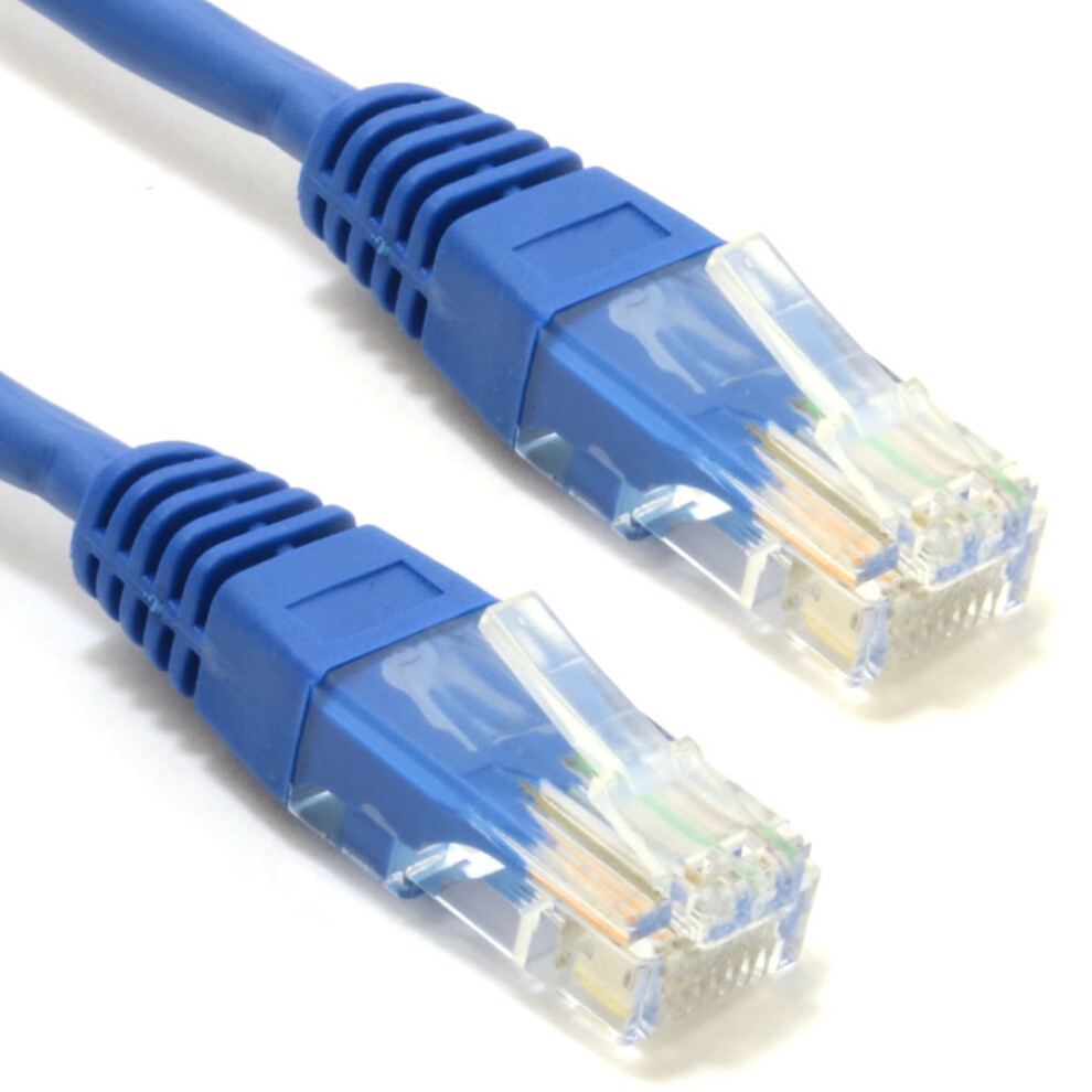 kenable Blue Network Ethernet RJ45 Cat5E CCA UTP PATCH 26AWG Cable Lead  5m