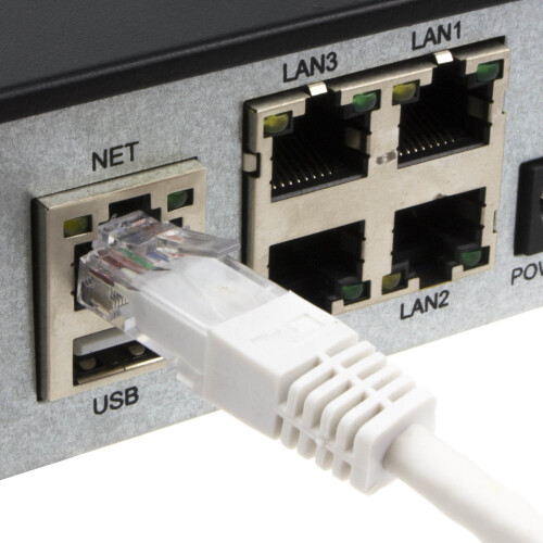 kenable kenable Ethernet Network Cable Cat6 GIGABIT RJ45 COPPER Internet Patch Lead White  2m 1