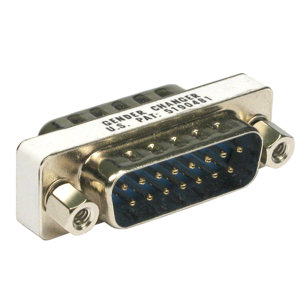 Gender Changer Ld15 Low Density 15 Pin Male To Male Coupler (Joystick) 5055383449422