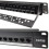 kenable 24 Port RJ45 CAT5e In Line Pass Through Keystone Coupler 19 Inch Patch Panel 1