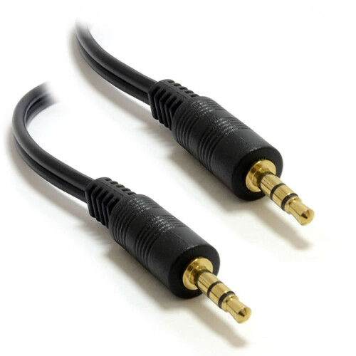 kenable kenable 3.5mm Stereo Jack to Jack Audio Cable Lead Gold  5m 1