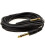 kenable 6.35mm 1/4inch Mono Jack Plug Guitar/Instrument/Patch Cable Gold  6m 1