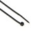 kenable enTie Black Cable Ties 2.5mm x 200mm Nylon 66 UL 94V-2 Approved 100 Pack Code 8847 4