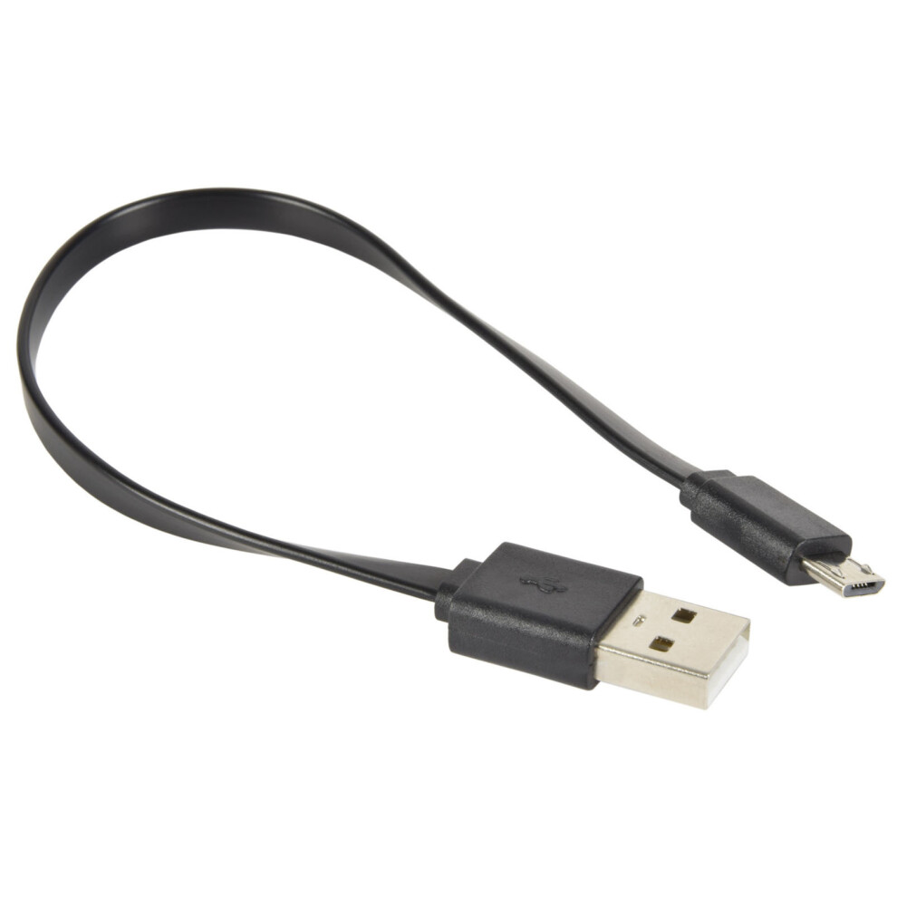 Short Flat Micro B USB Sync & Charge Cable for Smart Phone   Tablet 0.2m 20cm