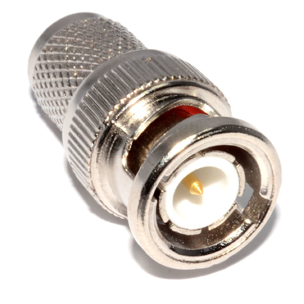 Kenable Rg59 75 Ohms Cable Socket To Bnc Plug Adapter Silver