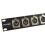 kenable XLR Mic 19 inch Flight Case Network Cab Rack Panel 12 Female Connectors 1