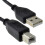 kenable USB 2.0 24AWG High Speed Cable Printer Lead A to B BLACK  0.3m 30cm 1