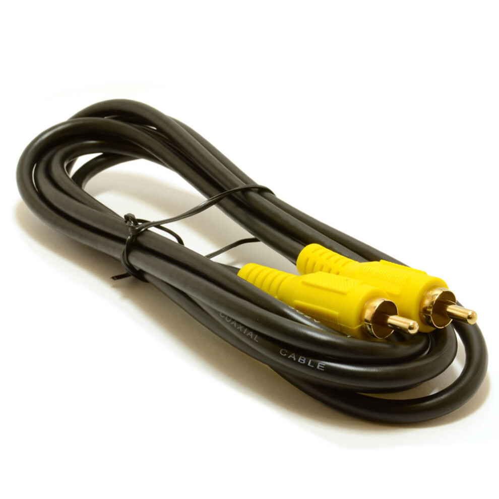 Kenable Phono Plug Digital Coaxial Spdif Audio Or Composite Video Cable 3M
