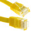 kenable FLAT CAT6 Ethernet LAN Patch Cable Low Profile GIGABIT RJ45 10m YELLOW 1