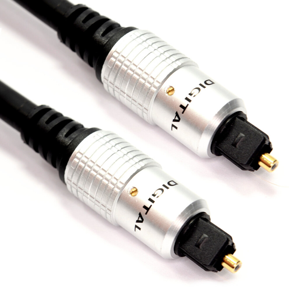 kenable Pure TOS Link TOSLink Optical Digital Audio Cable HQ 6mm Lead   0.5m