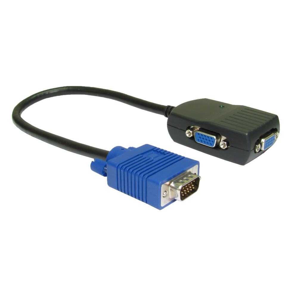 Portable Video Distribution Amplifier VGA Splitter Cable