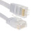kenable FLAT CAT6 Ethernet LAN Patch Cable Low Profile GIGABIT RJ45  2m WHITE 1