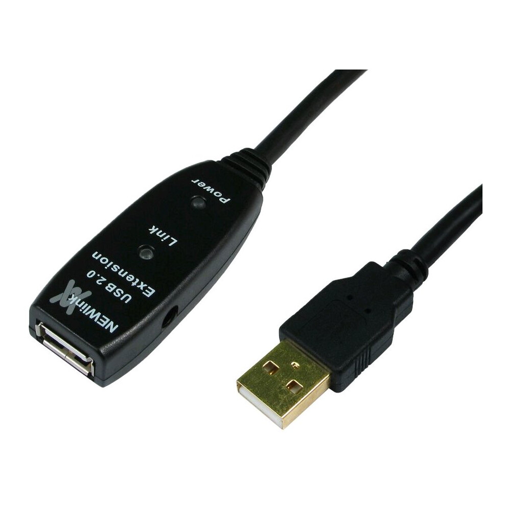 USB 2.0 Hi Speed Repeater Extension Cable Lead 30m