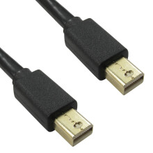 Mini-DisplayPort to Mini-DisplayPort Male to Male Plug Cable 0.5m