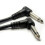 kenable 6.35mm 90 Degree Right Angle Jack Audio Mono Guitar Cable 5m 1